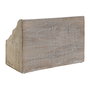 Organisateur polyvalent DKD Home Decor Blanc Naturel Bois de manguier 32 x 13 x 21 cm (12 Unités)