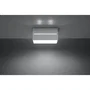Spotlight Lobo Plafonnier Rectangulaire en Aluminium Moderne, 2 Lampes, Design Minimaliste, Référence SOL-SL.0384