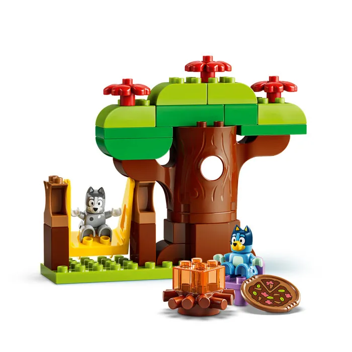 LEGO DUPLO Bluey 10469 Les Livreuses de Pizza avec Muffin et Bluey Jouet Motricité 2 ans