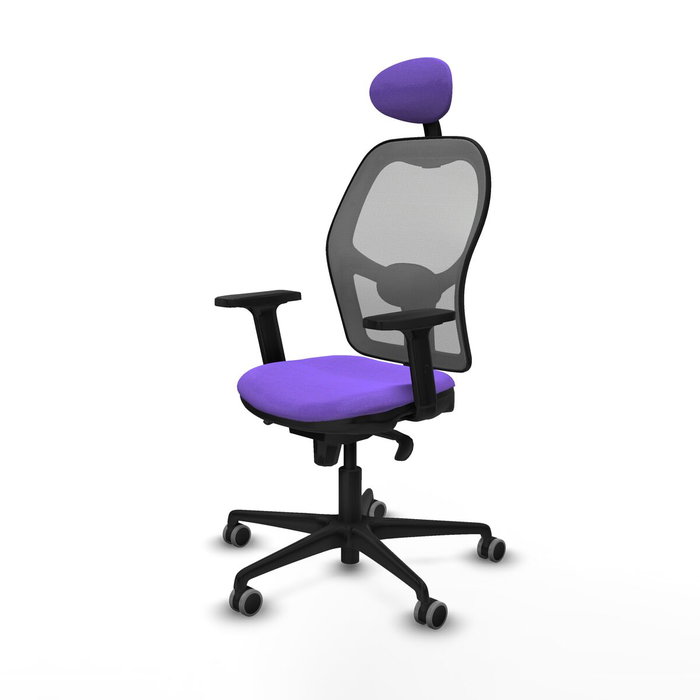 Piqueras y Crespo 2D036G1 Lila Chaise de Bureau avec Appui-tête