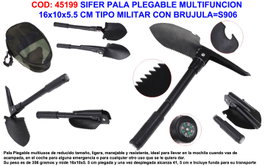 SIFER Pelle Pliable Multifonction avec Boussole S906