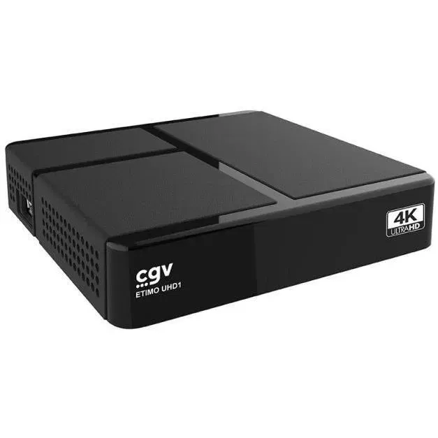 CGV ETIMO UHD1 - Décodeur-enregistreur TNT 4K UHD, réception chaînes françaises et étrangères (UK, DE, BE...), HDR10, Dolby AC4, contrôle parental