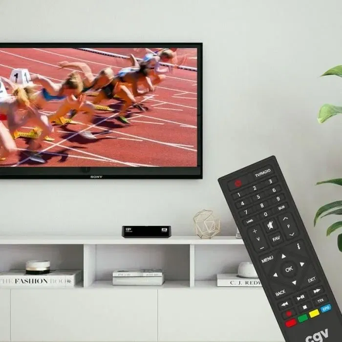 CGV ETIMO UHD1 - Décodeur-enregistreur TNT 4K UHD, réception chaînes françaises et étrangères (UK, DE, BE...), HDR10, Dolby AC4, contrôle parental