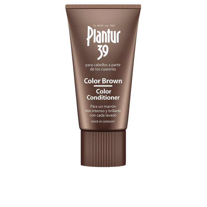 Plantur 39 Après-shampoing Color Brown pour cheveux bruns, brun plus intense et brillant, 150 ml