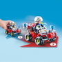 Playmobil 71825 Pompier avec quad et arbustes enflammés