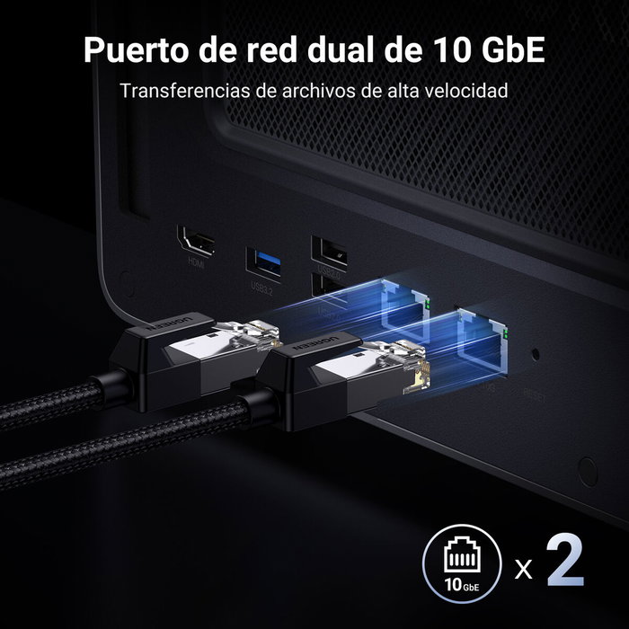 Ugreen NASync DXP8800 Plus - Serveur NAS 8 baies - 8 Go RAM
