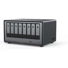 UGREEN DXP8800 Plus Serveur NAS 8 baies avec Intel Core i5, 8 Go DDR5, 2x 10 GbE, 2x NVMe, RAID, UGOS Pro, jusqu'à 256 To - pour stockage et partage de fichiers