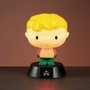 Paladone Lampe Icon DC Comics Aquaman 10cm Avec éclairage LED Pile AAA