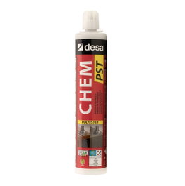 DESA Ancrage chimique polyester 300ml pour matériaux poreux (ciment, briques) de couleur gris
