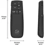 Mobility Lab Télécommande Présentateur Laser 2.4GHz 4-en-1 sans fil avec Fonction Souris et Réglage Volume, Housse Incluse