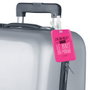Jet Lag Lot de 2 porte-étiquettes de valise en PVC assortis