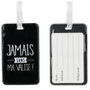 Jet Lag Lot de 2 porte-étiquettes de valise en PVC assortis