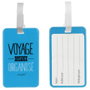 Jet Lag Lot de 2 porte-étiquettes de valise en PVC assortis