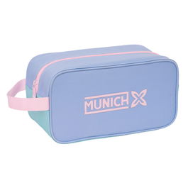 Range-Chaussures de Voyage Munich Mellow Bleu Rose Celeste 29 x 15 x 14 cm