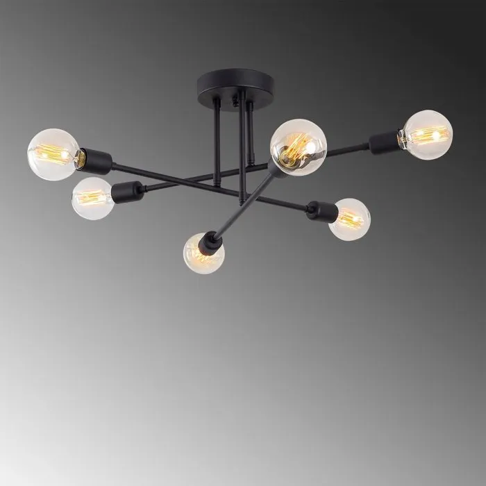 D By M.Red Suspension lustre D Black 64x64 cm