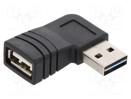 DELOCK Adaptateur USB 2.0 avec connecteur noir et plaquage doré