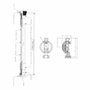 Edouard Rousseau Détendeur butane M20X150 avec sécurité 1,3 kg/h et tuyau 1,50 m