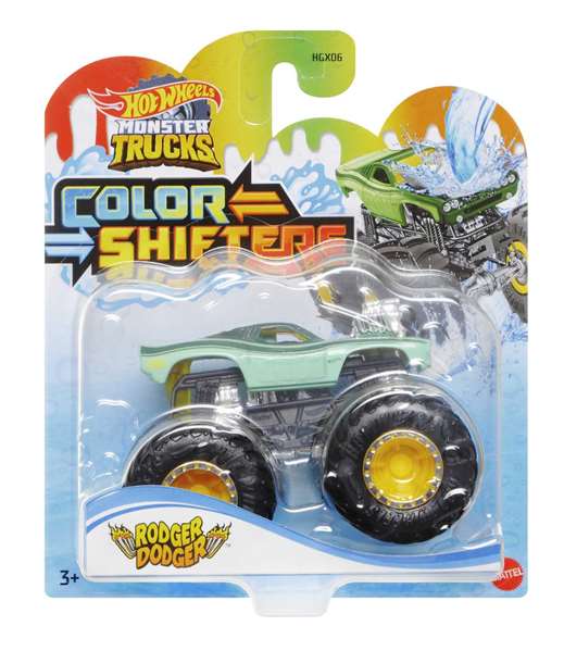 Mattel Hot Wheels Monster Trucks - Voitures qui changent de couleur, modèles assortis (livraison aléatoire)