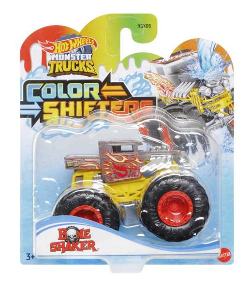 Mattel Hot Wheels Monster Trucks - Voitures qui changent de couleur, modèles assortis (livraison aléatoire)