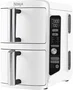 Ninja SL400EUWH Friteuse sans huile Air Fryer Double Stack XL 9.5L, 6 programmes, 2470W, blanc