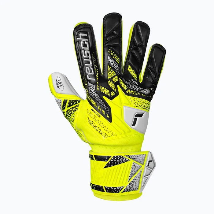 Gants de Gardien de But Reusch Attrakt Grip safe Jaune Adultes S Gants de Gardien de But Reusch Attrakt Grip safe Jaune Adultes S