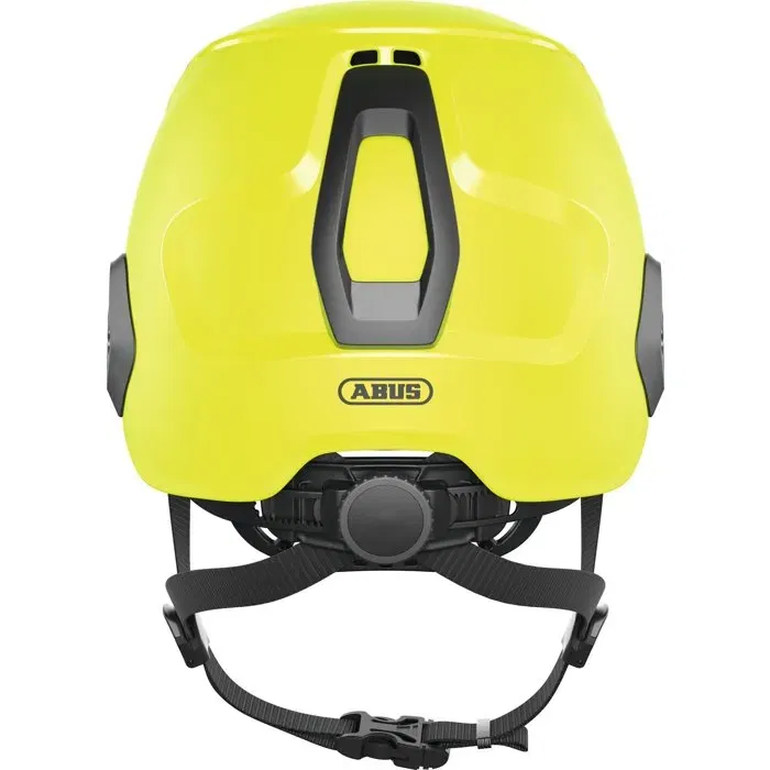 Abus SPECTOR - Casque de sécurité industriel Premium - Coque ABS, régulation thermique, système EasyFlex, attache lampe/lunettes, Euroslot 30 mm - Jaune