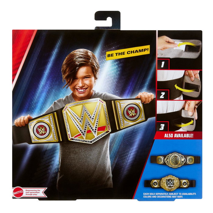 Mattel WWE Undisputed Universal Ceinture de Champion Hyj35 +6 Ans