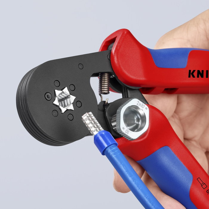 Knipex Pince à sertir automatique pour embouts de câbles 0,08 - 10,0 mm² Knipex Pince à sertir automatique pour embouts de câbles 0,08 - 10,0 mm²