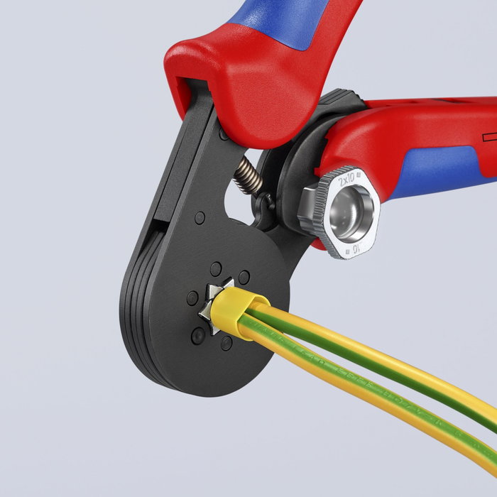 Knipex Pince à sertir automatique pour embouts de câbles 0,08 - 10,0 mm² Knipex Pince à sertir automatique pour embouts de câbles 0,08 - 10,0 mm²