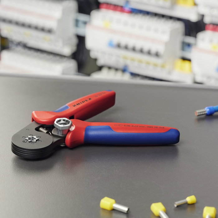 Knipex Pince à sertir automatique pour embouts de câbles 0,08 - 10,0 mm² Knipex Pince à sertir automatique pour embouts de câbles 0,08 - 10,0 mm²