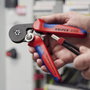 Knipex Pince à sertir automatique pour embouts de câbles 0,08 - 10,0 mm²