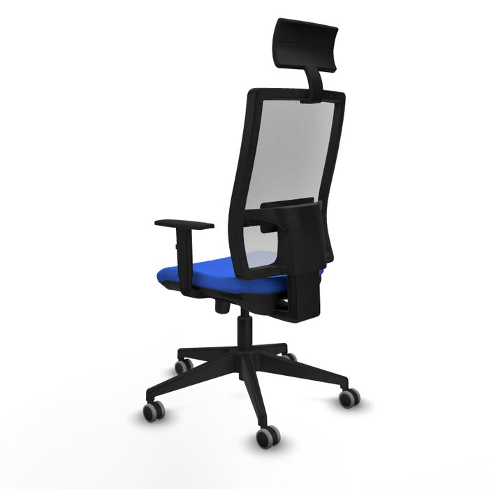 Piqueras y Crespo Chaise de Bureau 1D066G1 Bleu et Blanc