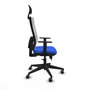 Piqueras y Crespo Chaise de Bureau 1D066G1 Bleu et Blanc