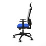 Piqueras y Crespo Chaise de Bureau 1D066G1 Bleu et Blanc