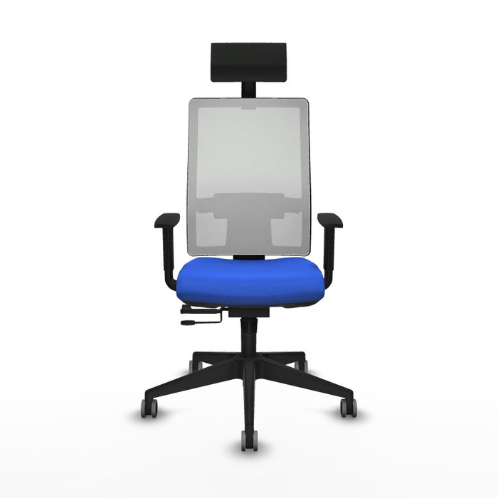 Piqueras y Crespo Chaise de Bureau 1D066G1 Bleu et Blanc