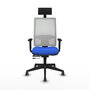 Piqueras y Crespo Chaise de Bureau 1D066G1 Bleu et Blanc