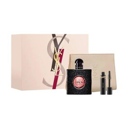 Yves Saint Laurent Black Opium Coffret Eau de Parfum 50ml, Lait Corporel 50ml et Échantillon 10ml