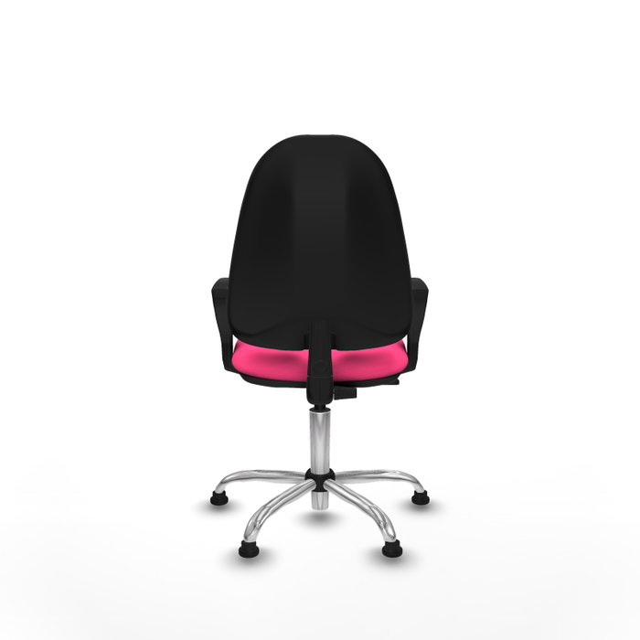 PIQUERAS Y CRESPO Chaise de bureau Algarra, similicuir rose