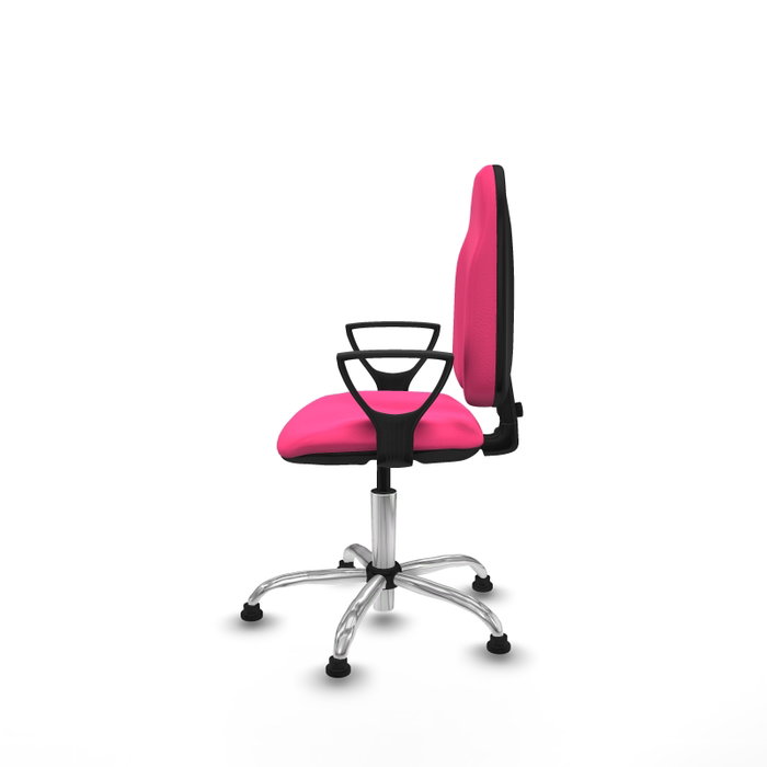PIQUERAS Y CRESPO Chaise de bureau Algarra, similicuir rose