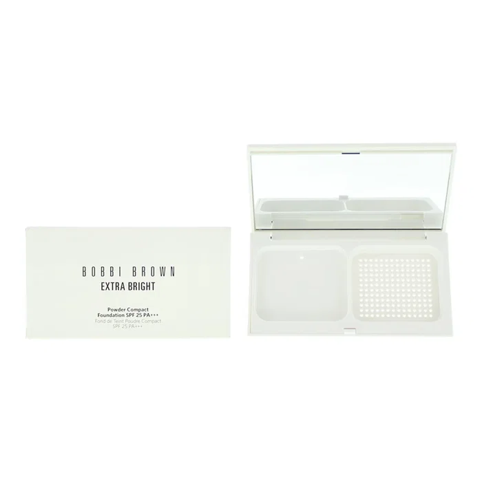 Bobbi Brown Extra Bright Boîtier compact en plastique pour fond de teint en poudre vide Bobbi Brown Extra Bright Boîtier compact en plastique pour fond de teint en poudre vide