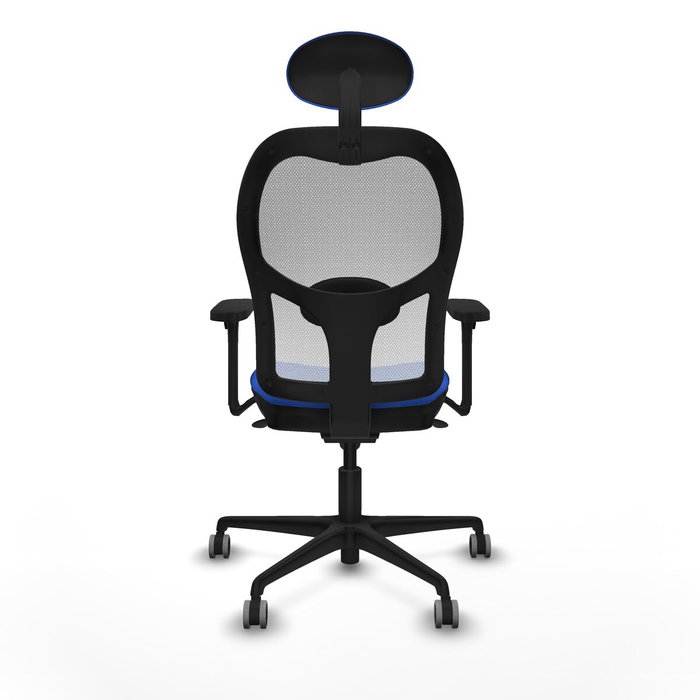 Piqueras y Crespo Chaise de Bureau 3D036G1 Bleu avec Appui-tête Piqueras y Crespo Chaise de Bureau 3D036G1 Bleu avec Appui-tête