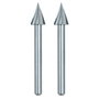 Dremel Lot de 2 Fraises Haute Vitesse 125 en Acier 6,4 mm