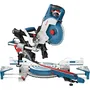 Bosch Professional Scie radiale sur table GCM 8 SDE 1600W, diamètre 261 mm, coupes précises et inclinables - Réf. 0601B19200