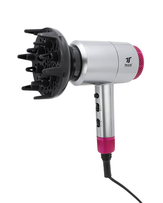 Thulos TH-HD804 Sèche-cheveux ionique 1600-1800W avec diffuseur et concentrateur