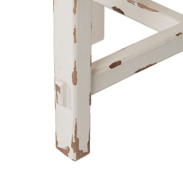 Table de Salle à Manger Blanc Naturel Bois d'épicéa 120 x 60 x 48 cm