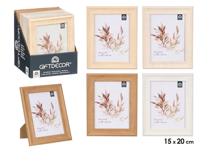 GIFTDECOR Lot de 24 cadres photo incurvés 15x20 cm assortis GIFTDECOR Lot de 24 cadres photo incurvés 15x20 cm assortis