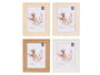 GIFTDECOR Lot de 24 cadres photo incurvés 15x20 cm assortis