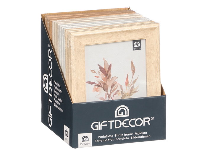GIFTDECOR Lot de 24 cadres photo incurvés 15x20 cm assortis GIFTDECOR Lot de 24 cadres photo incurvés 15x20 cm assortis