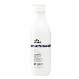 Milk Shake Après-Shampooing Icy Blond avec Protéines de Lait 1000 ml - Neutralise les Tons Jaunes ou Orangés