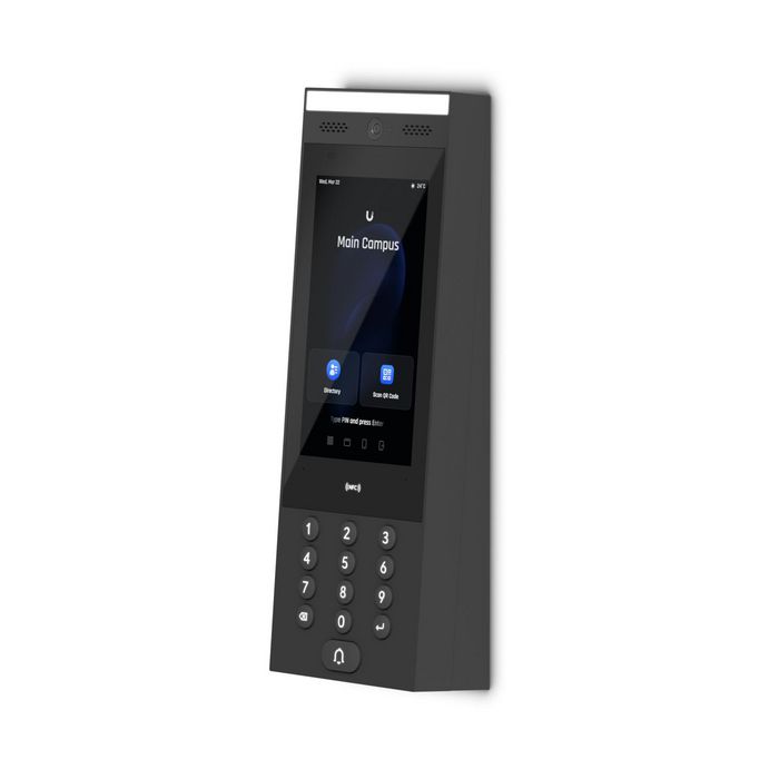 Ubiquiti UA-Intercom Support d'angle de surface en polycarbonate stabilisé aux UV avec revêtement PU, noir